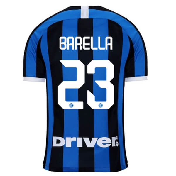 Camiseta Inter Milan NO.23 Barella 1ª Kit 2019 2020 Azul